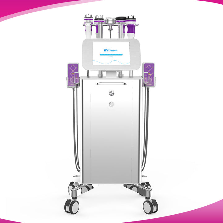 Front side view of 9 in 1 Stand Vacuum Cavitation Machine