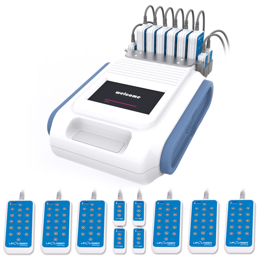 10 Pads 650nm & 980nm Lipo Laser Machine