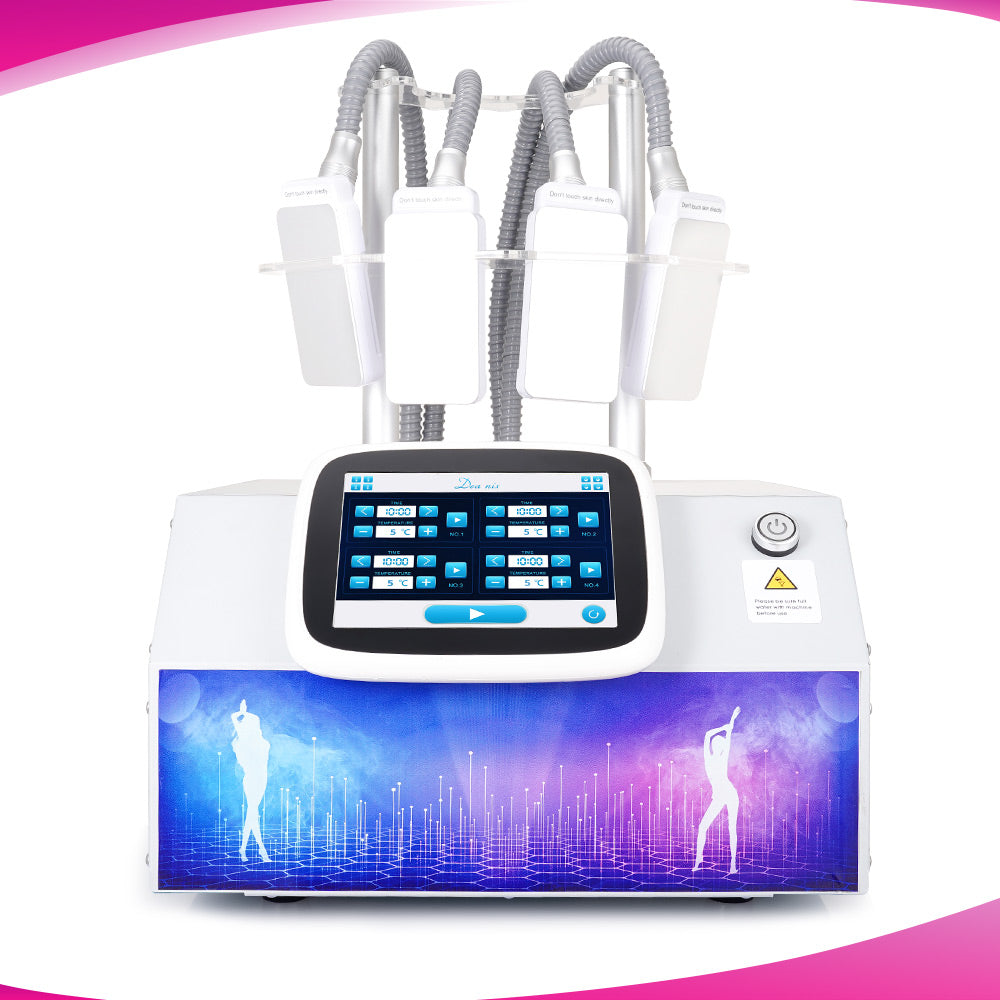 front size view of Professional Cold Freezing Cryo Pads Machine