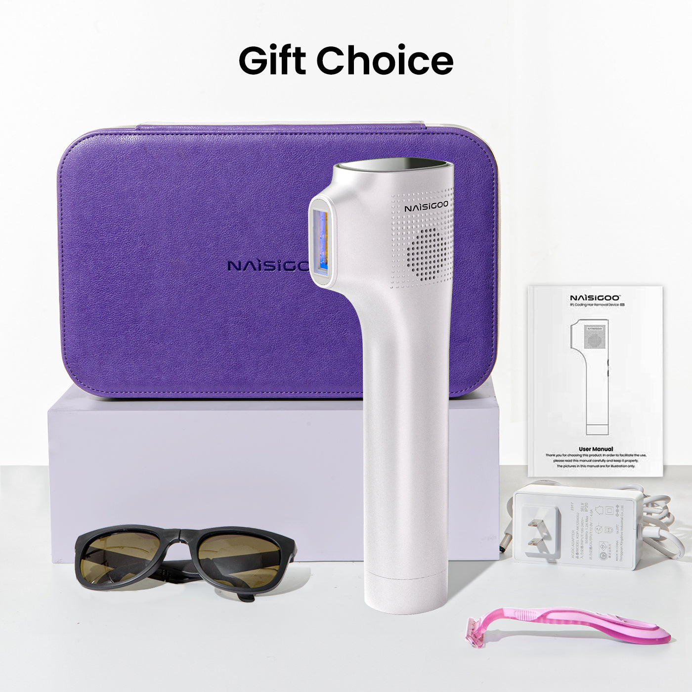 NAISIGAO IPL Hair Removal Device NAISIGOO The Shiner | Best At Home IPL Hair Removal main image 2