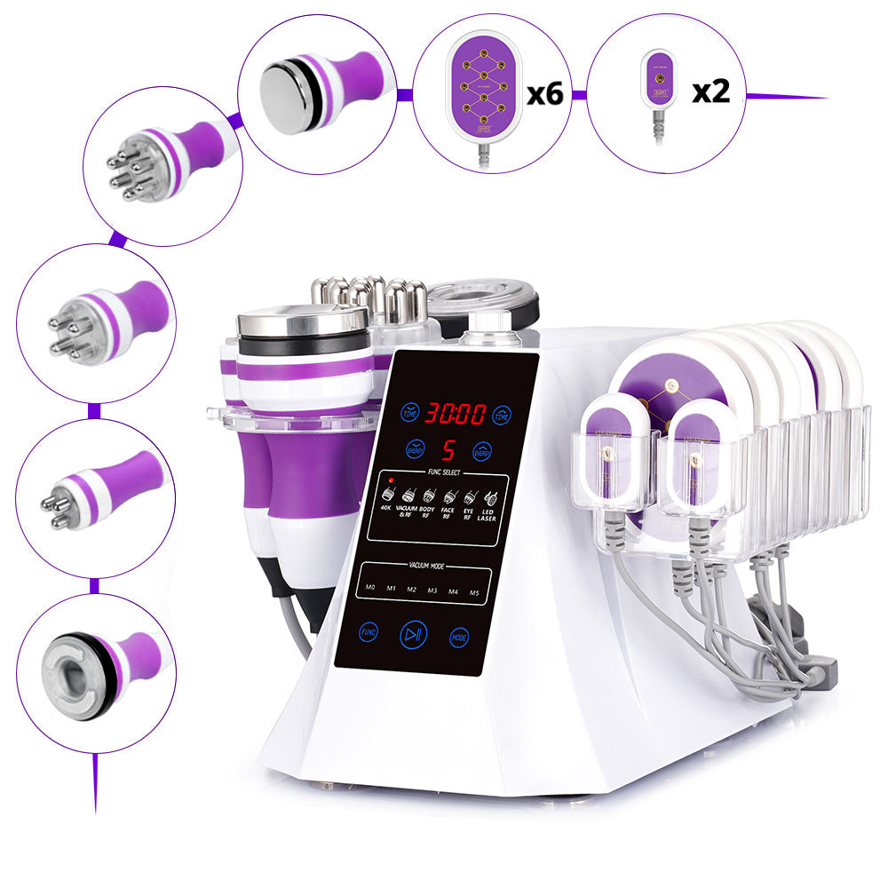 6 in 1 40k Unoiestion ultrasonic cavitation 2.0 machine