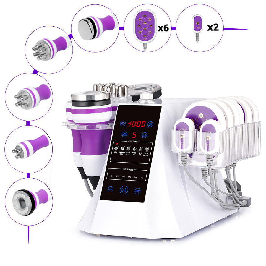 6 in 1 40k Unoiestion ultrasonic cavitation 2.0 machine