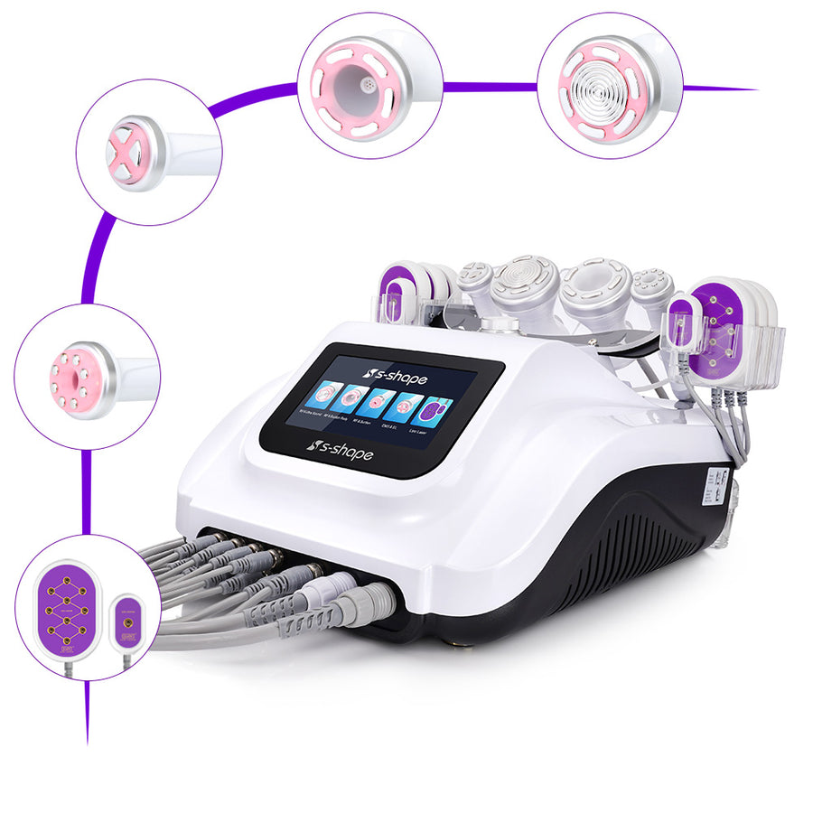 6 In 1 30K S Shape Cavitation Machine