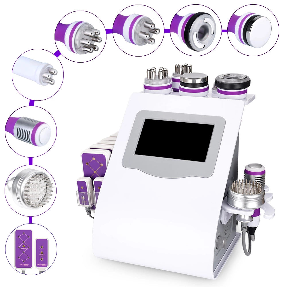 Marla Ultrasonic Cavitation Machine 9 In 1 | Body Slimming System – M-Shape Beauty