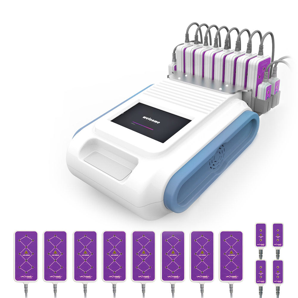 8 Big 4 Small Paddles Lipo Laser Machine