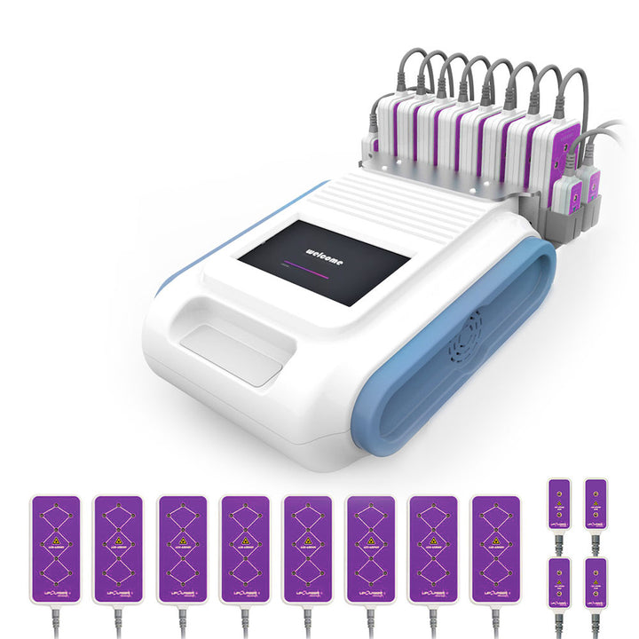 8 Big 4 Small Paddles Lipo Laser Machine