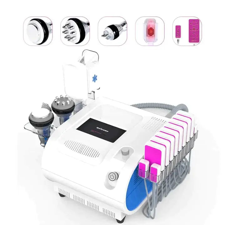 5 In 1 Vacuum Body Contouring Freeze Radio Frequency Cavitation Machine