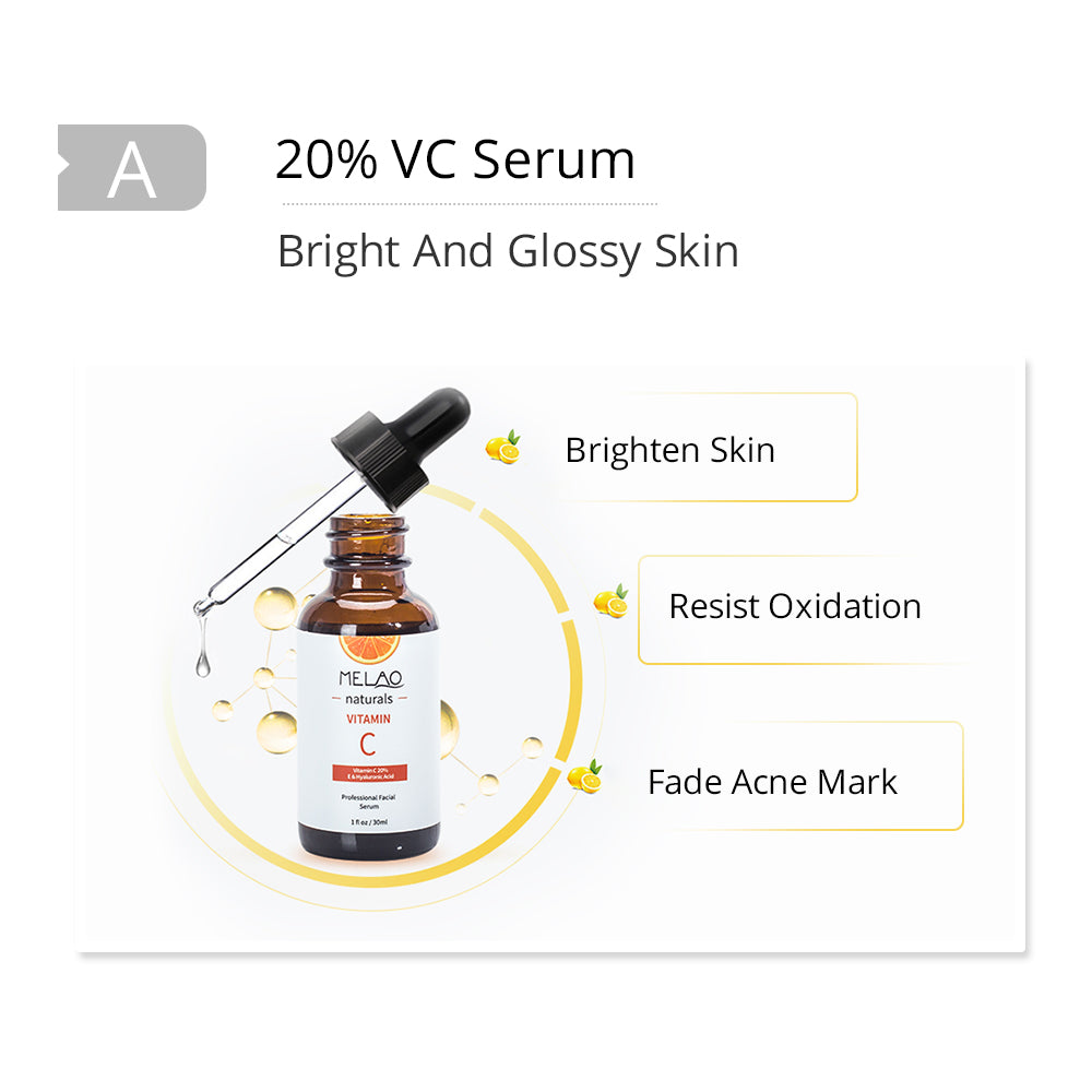 Vitamin C Liquid Serum Anti-aging Moisture Whitening VC Essence Oil 30ML