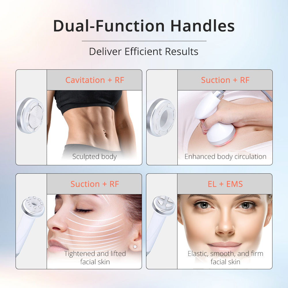 New Vertical S Shape Machine Ultrasonic & Ratio Frequency Vacuum Led Laser Machine