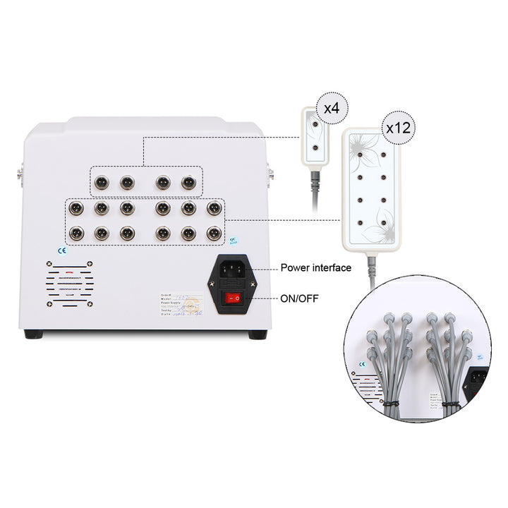 interfaces of Professional 5mw Lipo Laser LLLT Machine