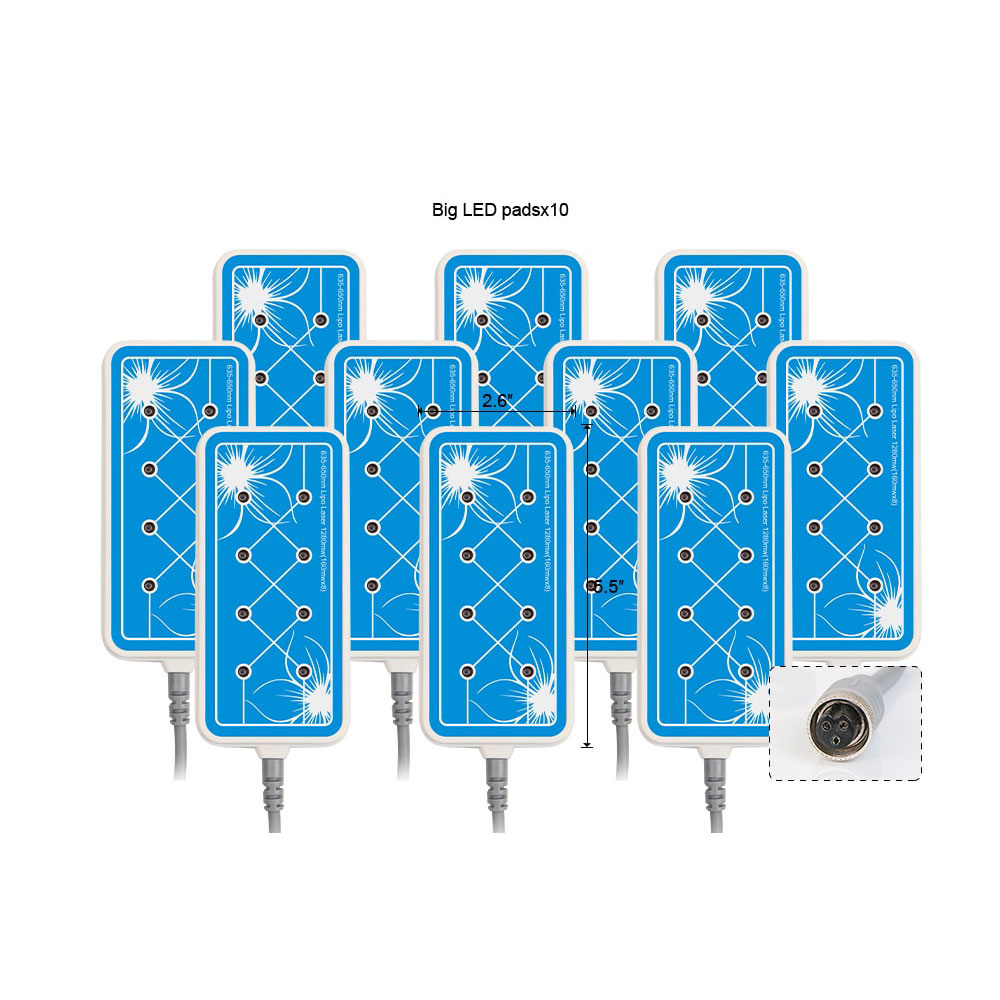 Big LED pads of 14 Pads 160mw LLLT Lipo Laser Machine