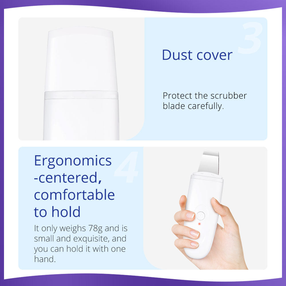 Functions of Professional Ultrasonic Skin Scrubber Pro