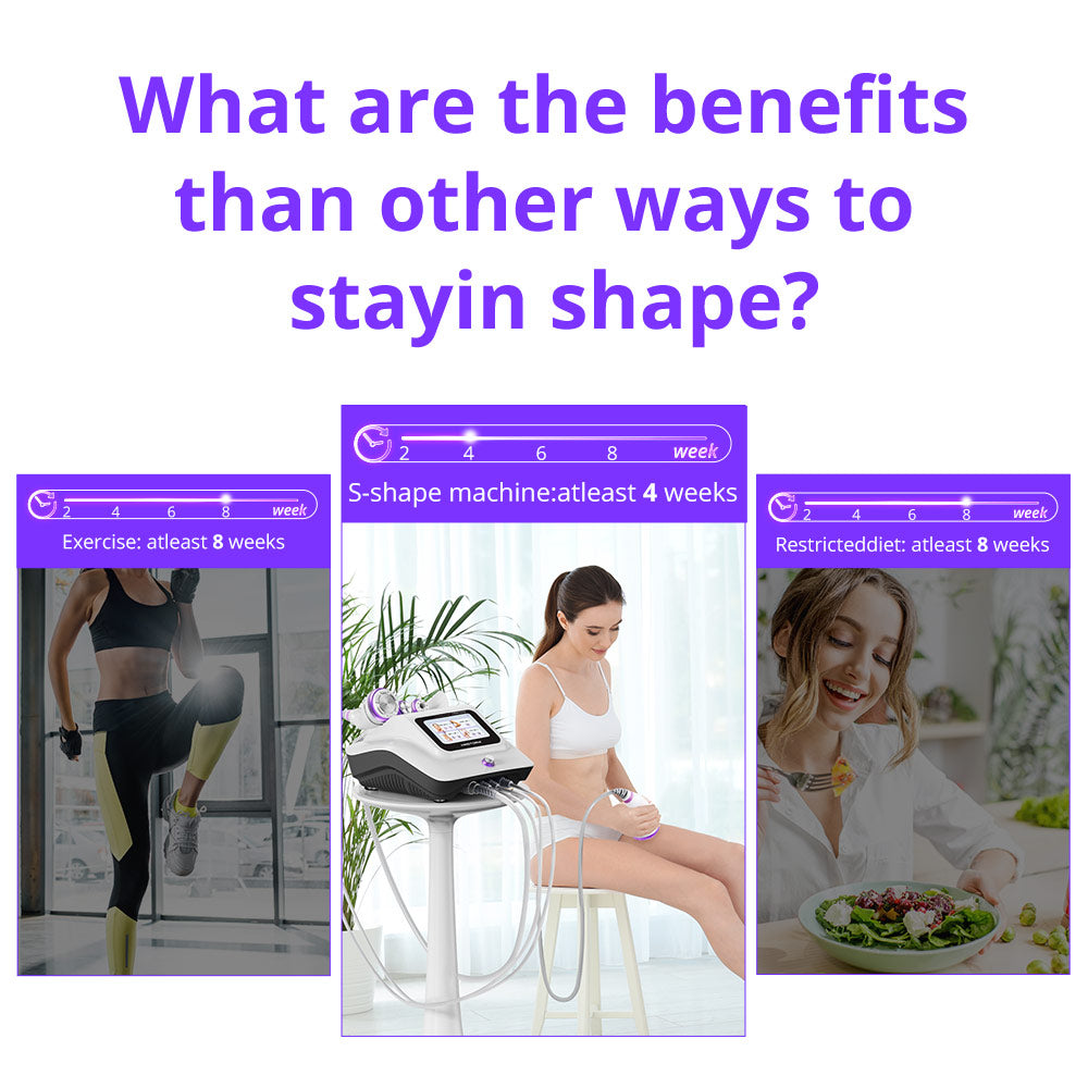 Benefits of 4 in 1 30k Aristorm S-Shape Cavitation Machine