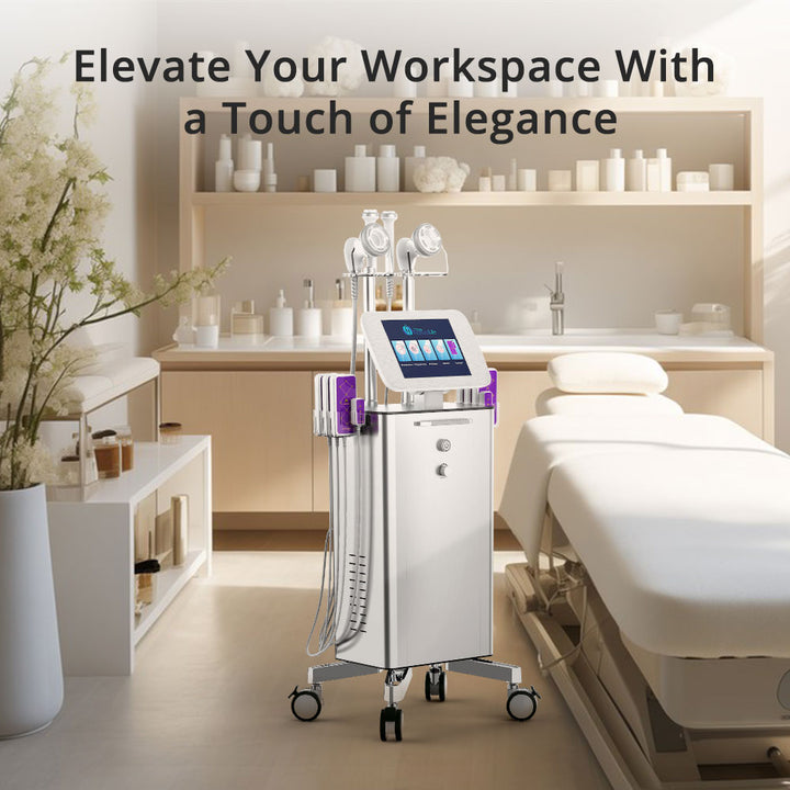 New Vertical S Shape Machine Ultrasonic & Ratio Frequency Vacuum Led Laser Machine