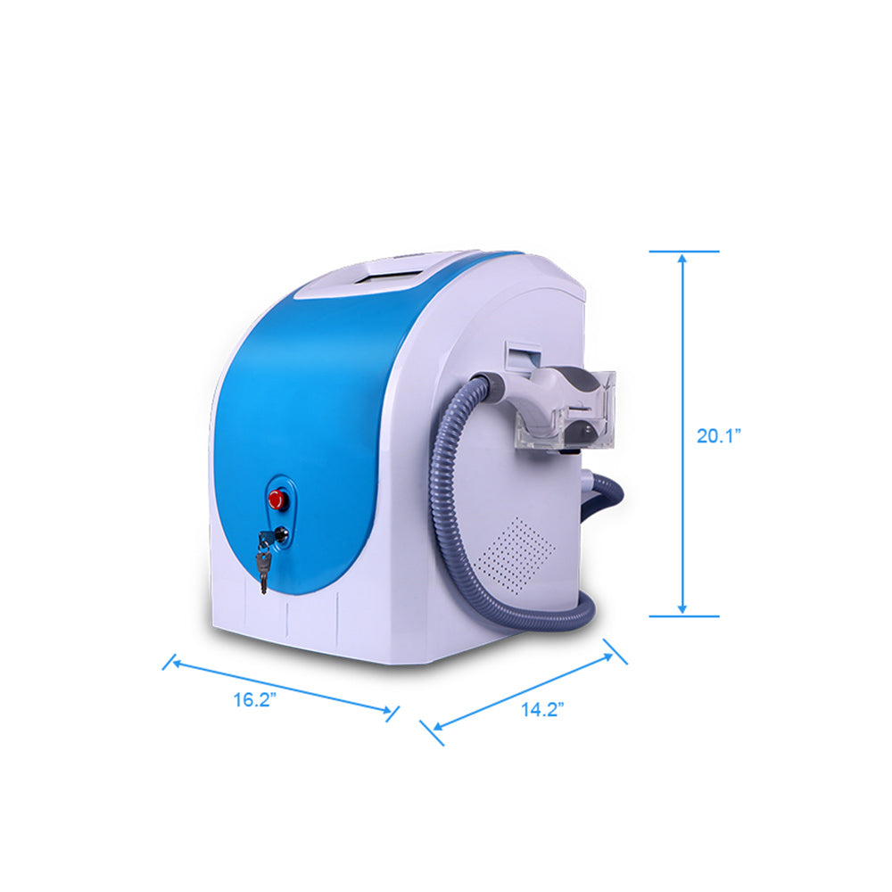 Product size of Portable Double Handle Elight SHR Machine