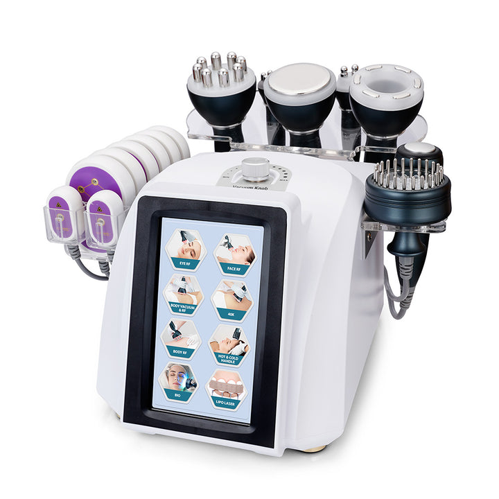 Professional 9 IN 1 Vacuum Ultrasonic Cavitation Radio Frequency Machine