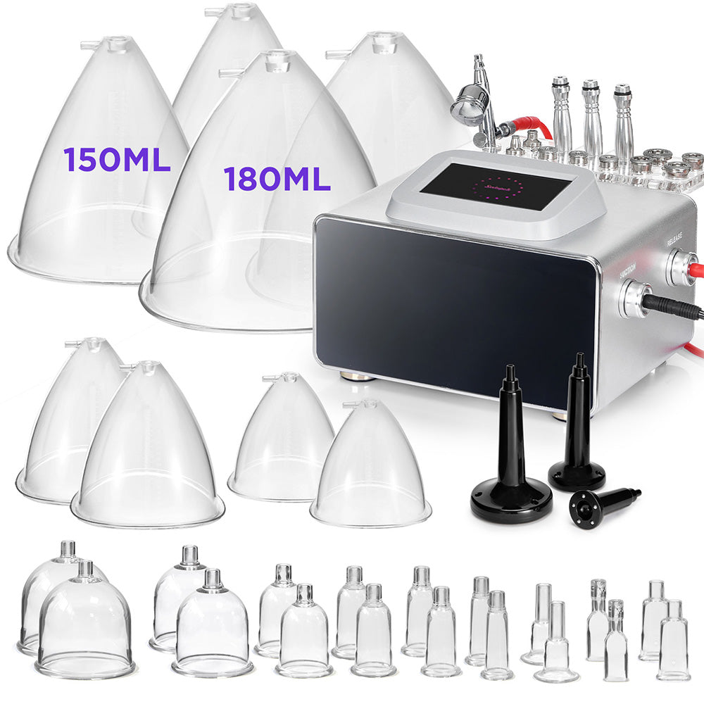 3 In 1 Vacuum Therapy Machine Microdermabrasion Spray Gun