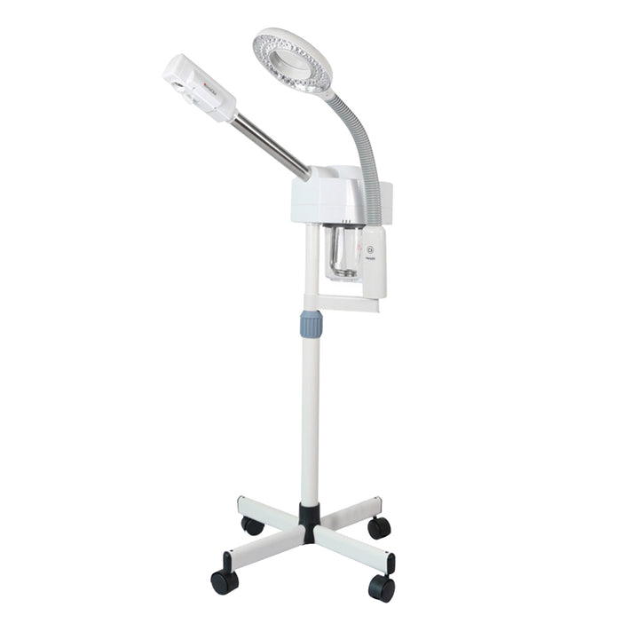 2 In 1 Facial Steamer & LED Magnifying Lamp UV Sterilization Spa Salon Equipment