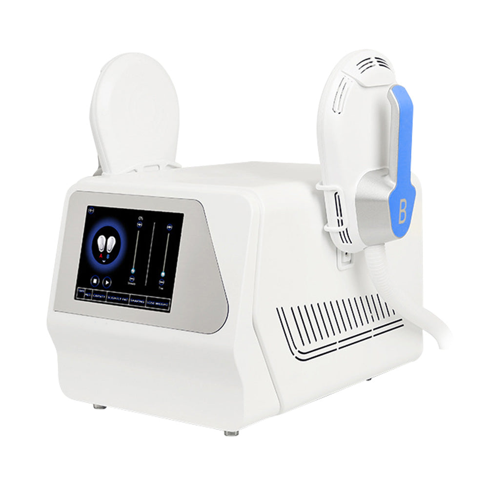 Right side view of Two Handles EMS Sculpting Muscle Building Machine
