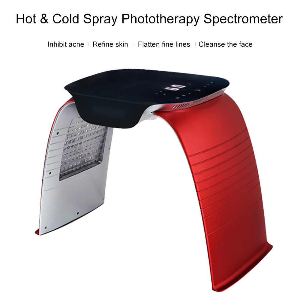 Skin care 7 colors PDT LED Face Care Hot and Cold Spray SPA Anti Aging Energy LED Skin Care device