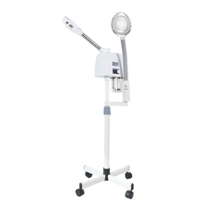2 In 1 Facial Steamer & LED Magnifying Lamp UV Sterilization Spa Salon Equipment