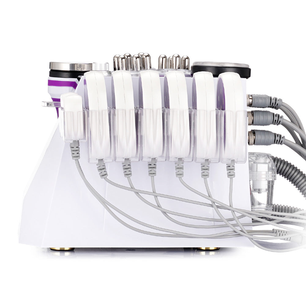 Right side view of 6 in 1 40k Unoiestion ultrasonic cavitation 2.0 machine