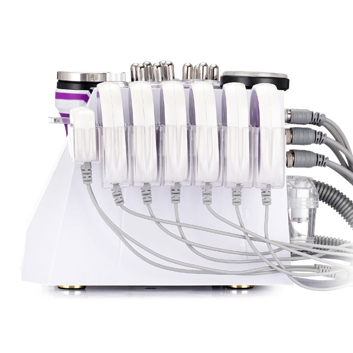 Right side view of 6 in 1 40k Unoiestion ultrasonic cavitation 2.0 machine