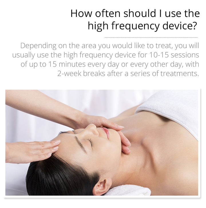 How often using Portable High Frequency Facial Machine