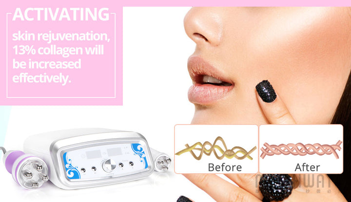 Mini 2 In1 Multipolar RF Radio Frequency Facial Wrinkle Removal Body Contouring Machine