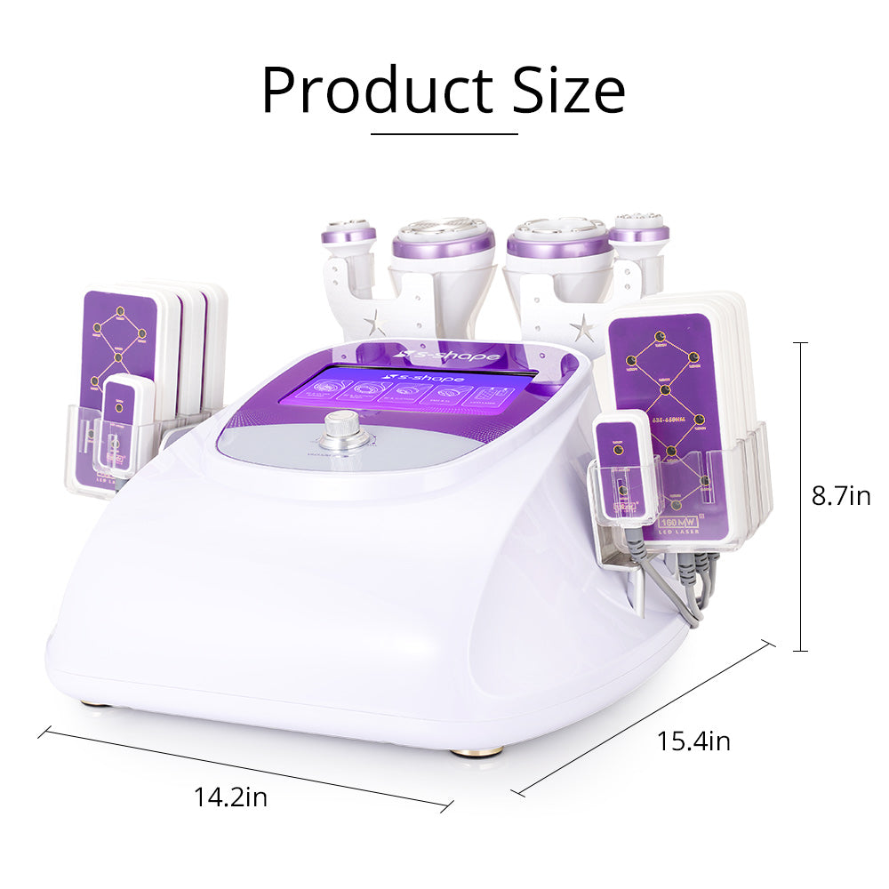 Product size of 30K Ultrasonic Cavitation 160mW Laser Lipo Machine