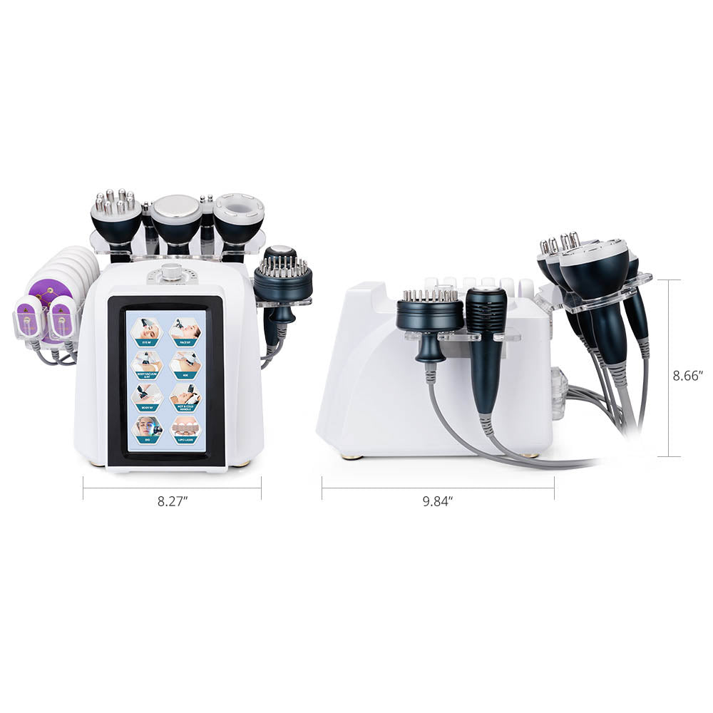 Professional 9 IN 1 Vacuum Ultrasonic Cavitation Radio Frequency Machine