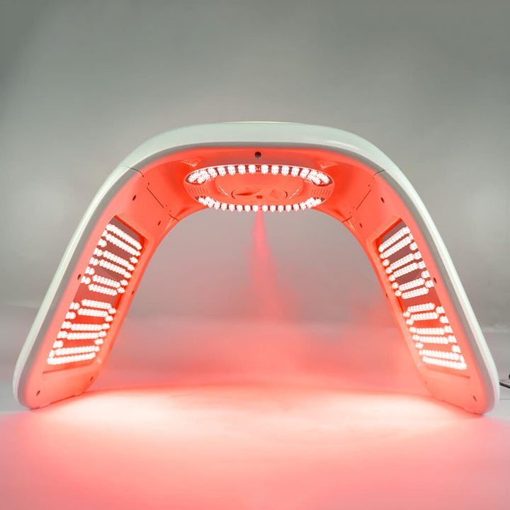 red light of the machine