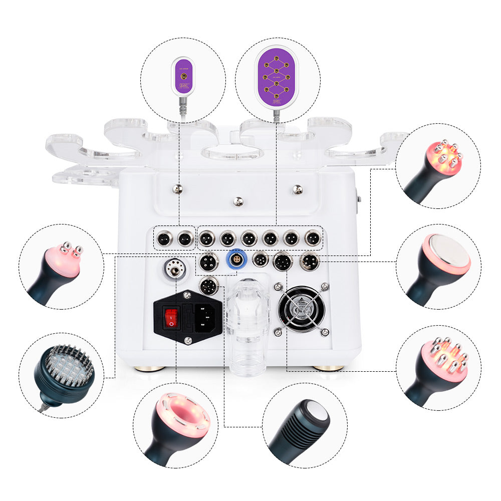 Professional 9 IN 1 Vacuum Ultrasonic Cavitation Radio Frequency Machine