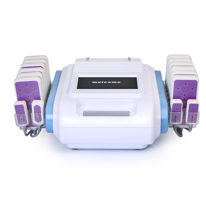 Front side view of 160mw Lipo Laser Machine with 16 Laser Pads