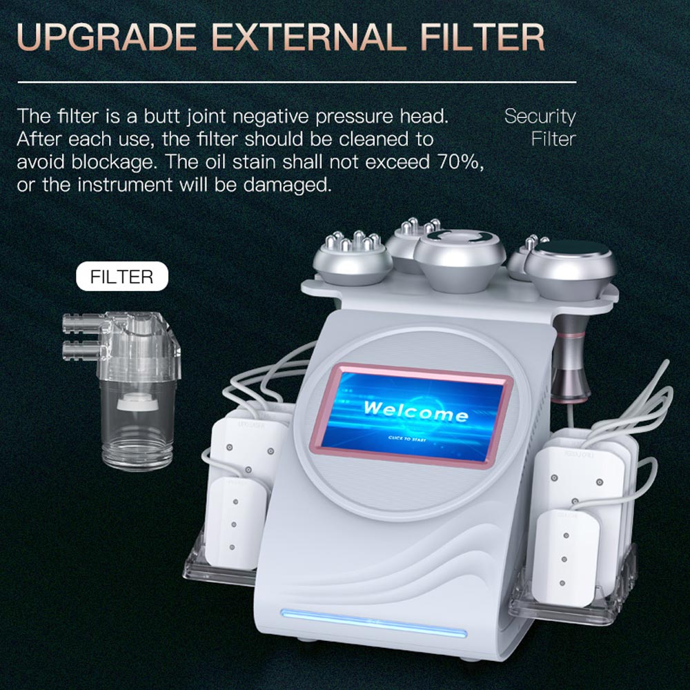 external filter of the machine