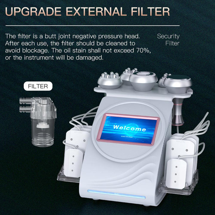 external filter of the machine