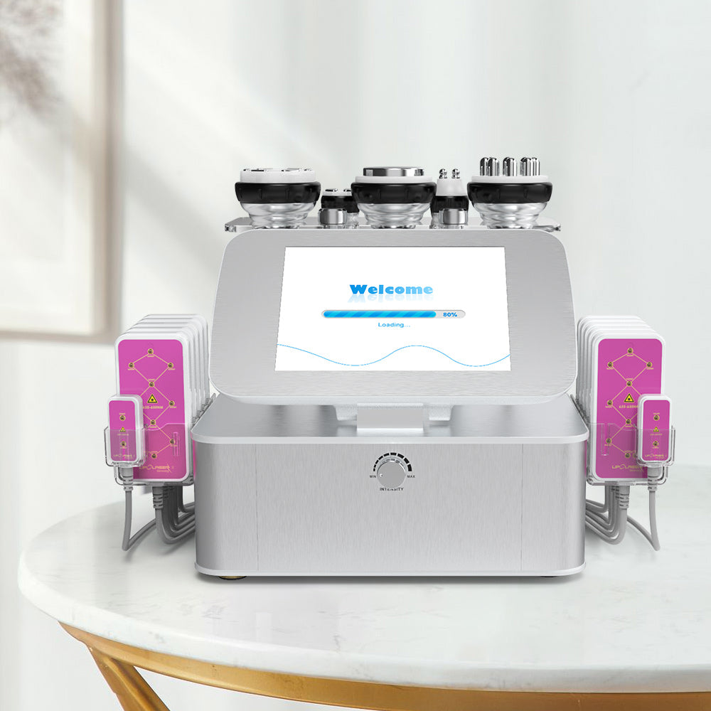 front side view of 7 in 1 Cavitation Ultrasonic Machine