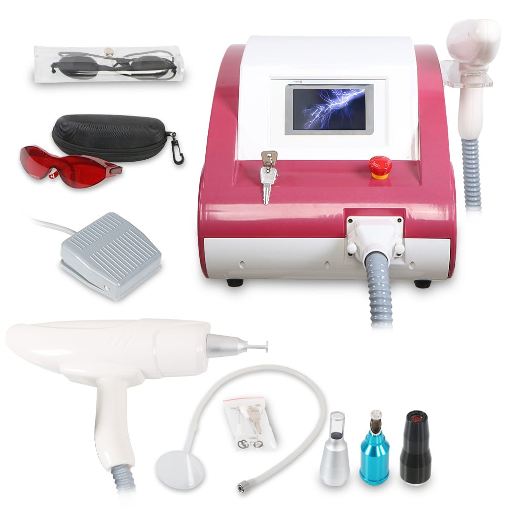 All sets of Yag Tattoo and Eyebrow Lipline Removal Machine