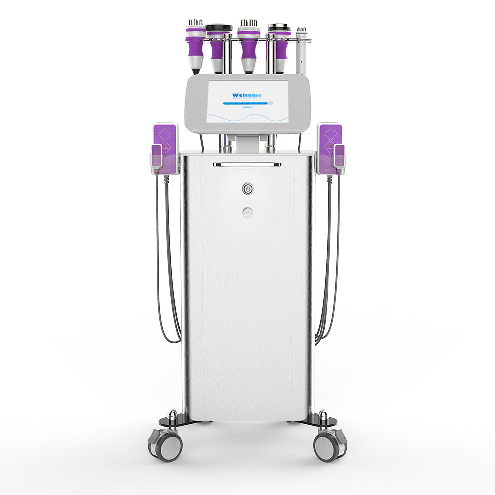 Front side view of Stand 6 In 1 Ultrasonic Cavitation Radio Frequency Machine
