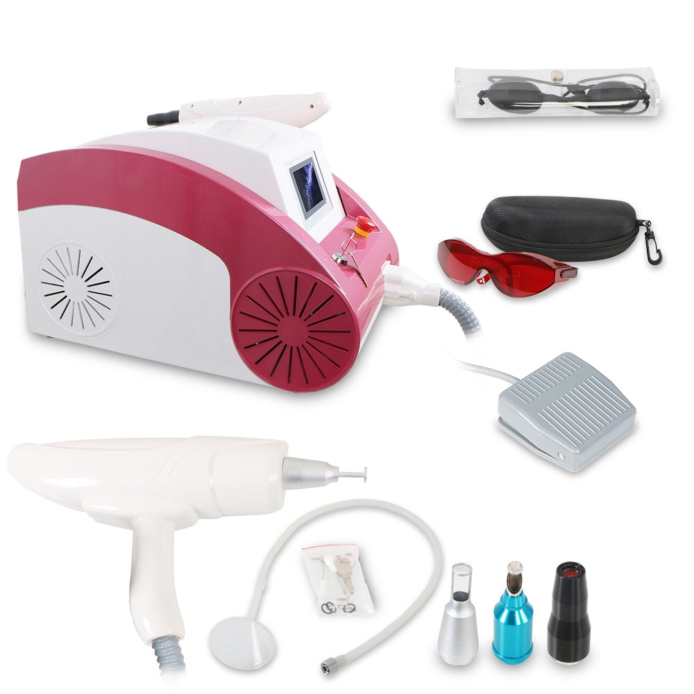 Size look of Yag Tattoo and Eyebrow Lipline Removal Machine