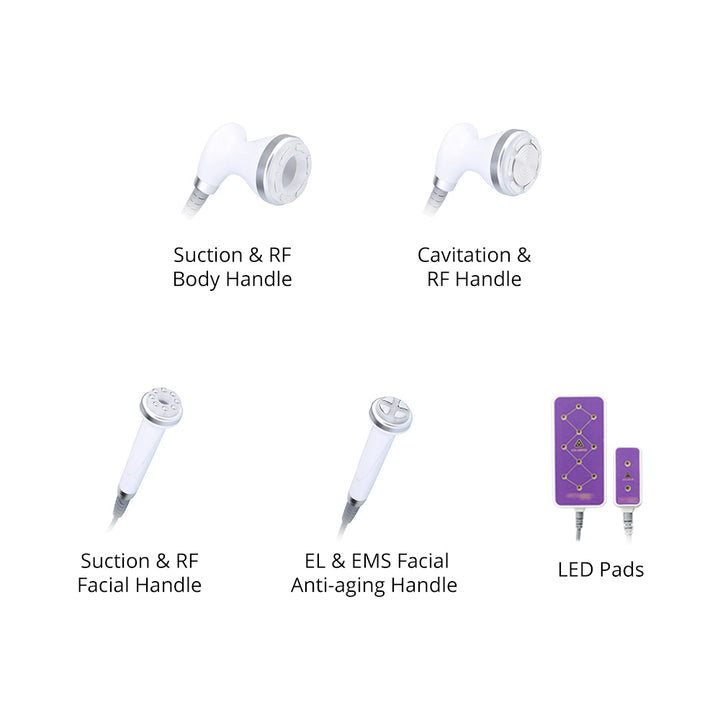 New Vertical S Shape Machine Ultrasonic & Ratio Frequency Vacuum Led Laser Machine