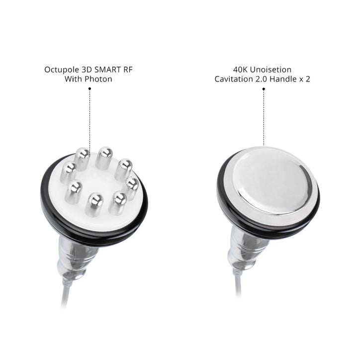 RF and cavitation handles