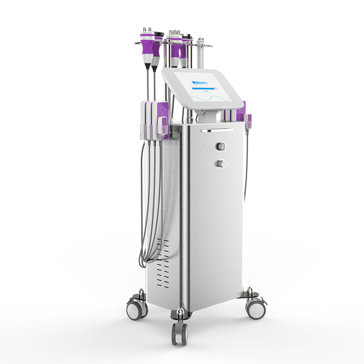 Left side view of Stand 6 In 1 Ultrasonic Cavitation Radio Frequency Machine