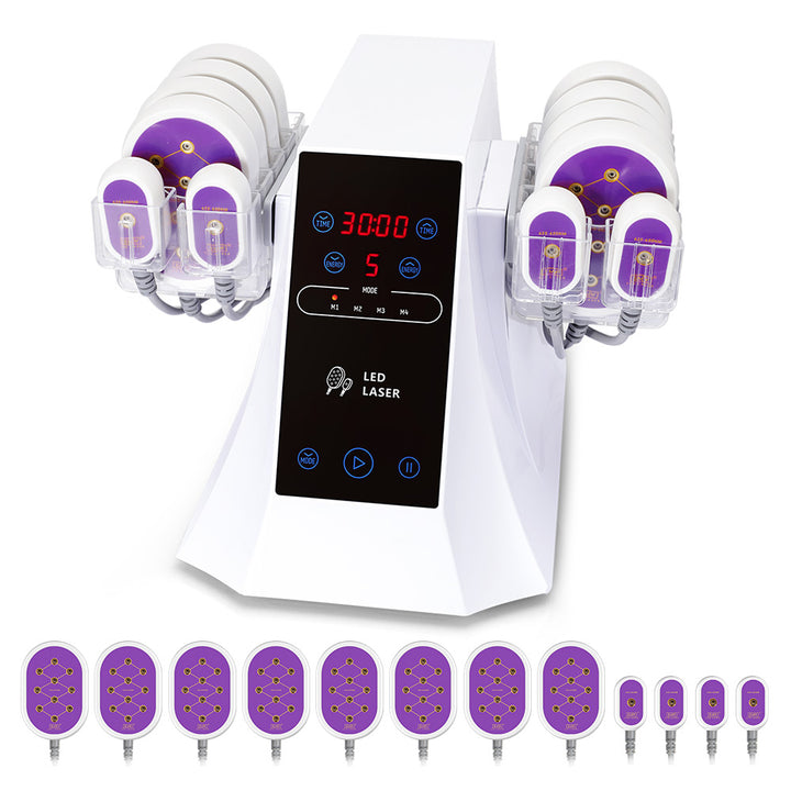 All sets of 12 Pads 5mw LED Lipo Laser Machine