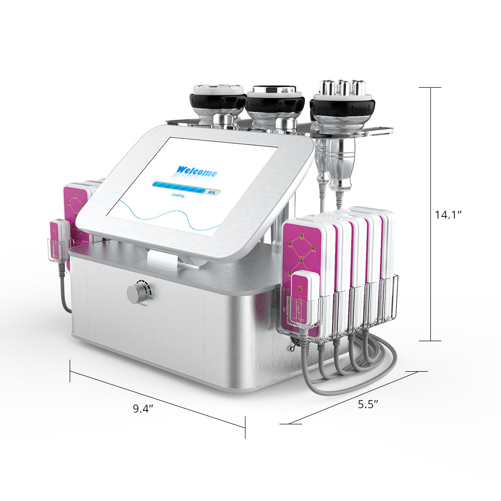 product side of 7 in 1 Cavitation Ultrasonic Machine