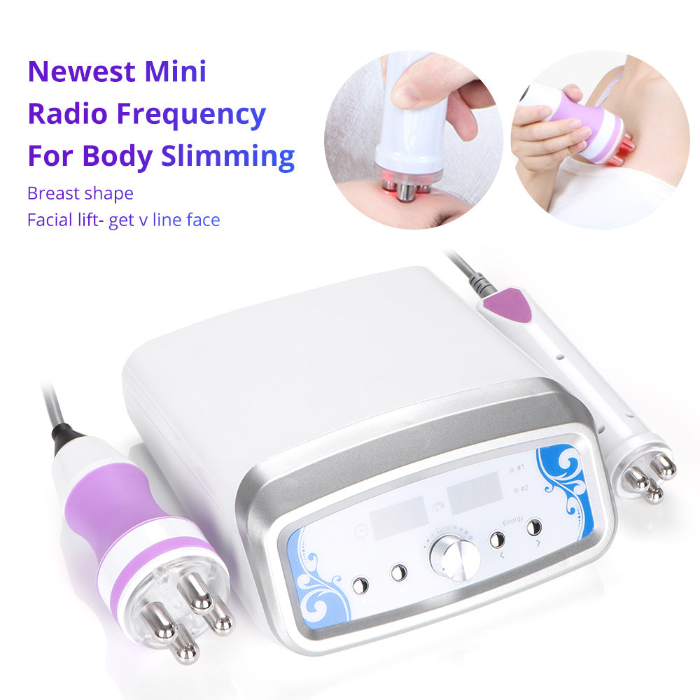 Mini 2 In1 Multipolar RF Radio Frequency Facial Wrinkle Removal Body Contouring Machine