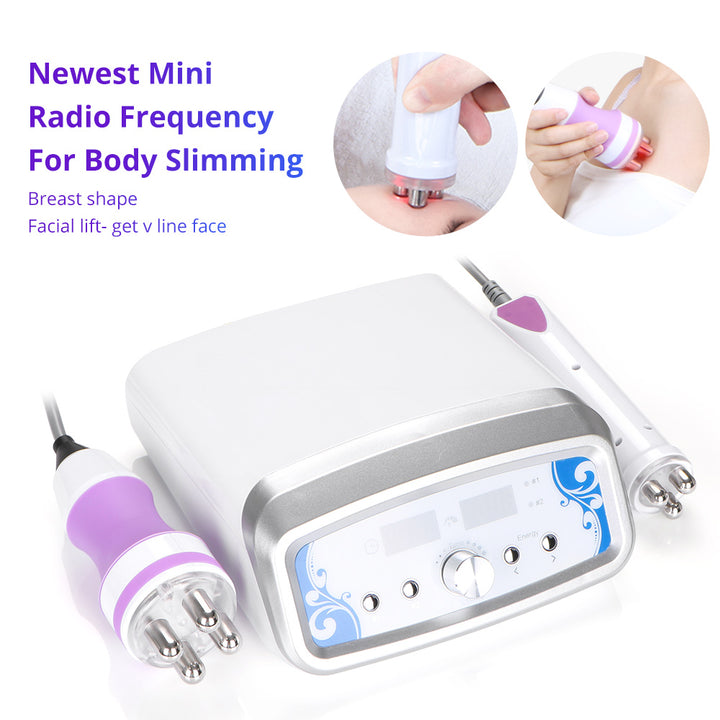Mini 2 In1 Multipolar RF Radio Frequency Facial Wrinkle Removal Body Contouring Machine