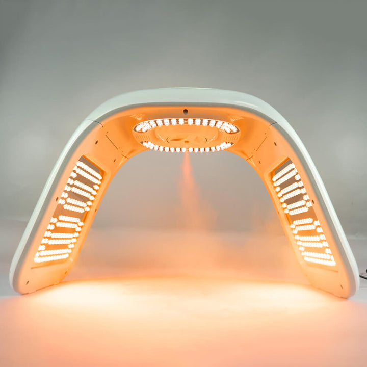 orange light of the machine