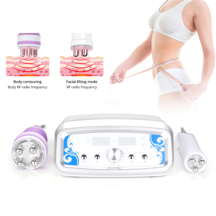 Mini 2 In1 Multipolar RF Radio Frequency Facial Wrinkle Removal Body Contouring Machine