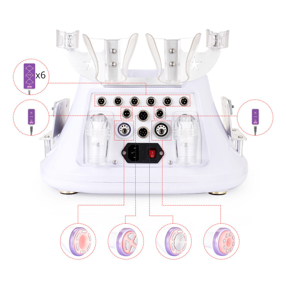Interfaces of 30K Ultrasonic Cavitation 160mW Laser Lipo Machine